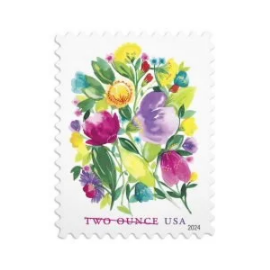 Wedding Blooms Stamps 024 / Two Ounce