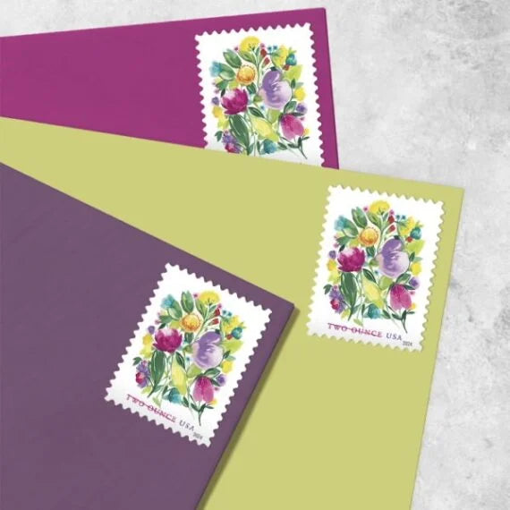 Wedding Blooms Stamps 024 / Two Ounce